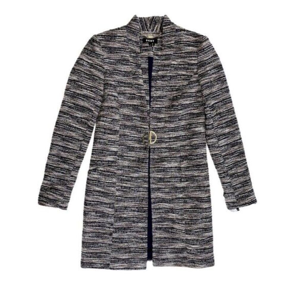 DKNY Blazer Jacket Long‎ 0 XS Notched Lapel